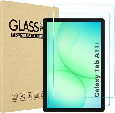 2 Pack Galaxy Tab A11 Plus 11 Inch Screen Protector Tempered Glass for Tab A11+