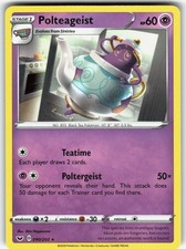 Polteageist 090/202 SWSH01: Sword & Shield Base Set Pokemon Rare Lightly Played
