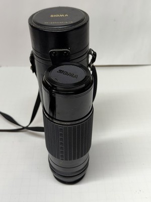 Sigma Zoom-8 75-250mm 1:4-5 Camera Lens & Case