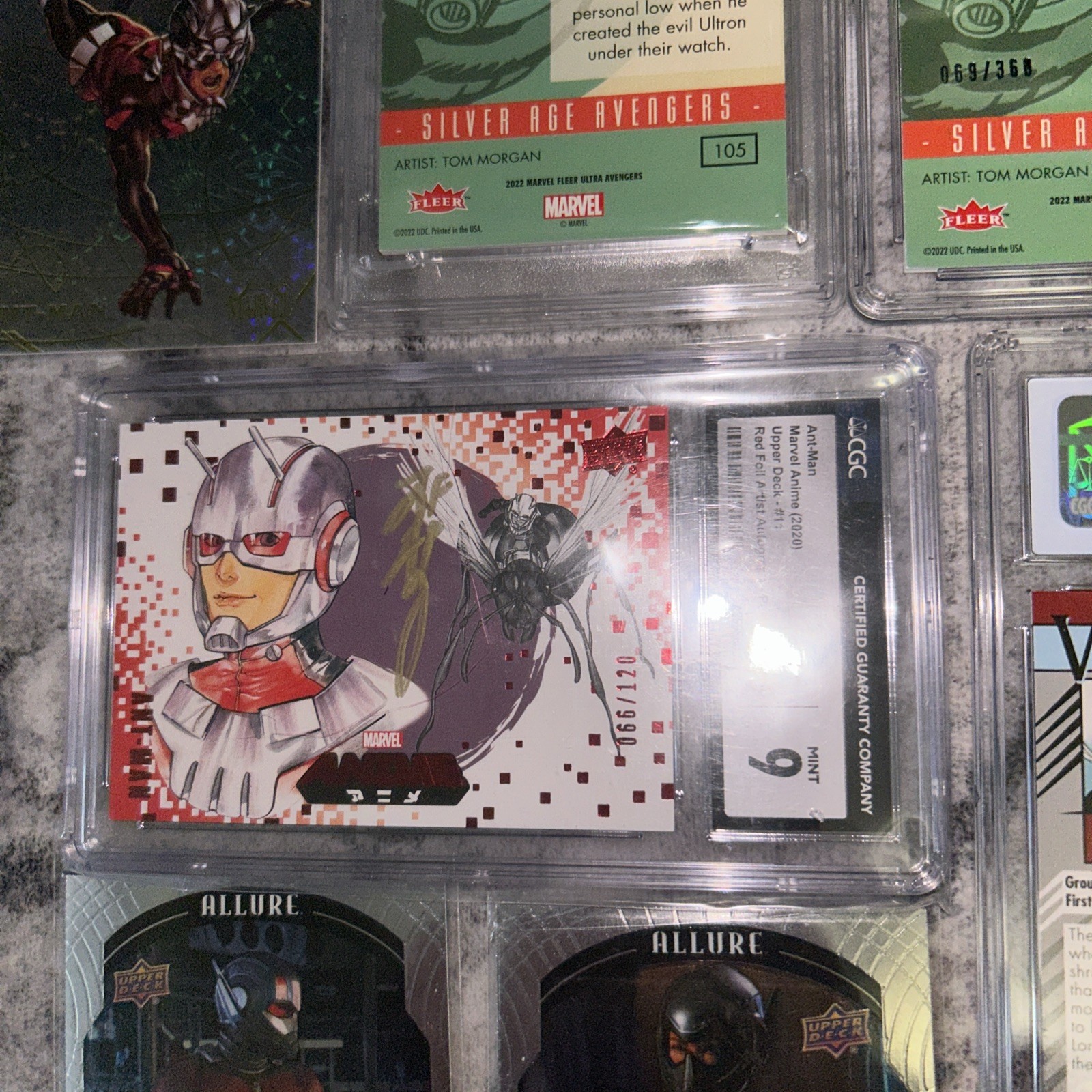 Marvel cards ANTMAN & WASP Anime Momoko Autos Avengers PSA 10 CGC graded slabs view 15