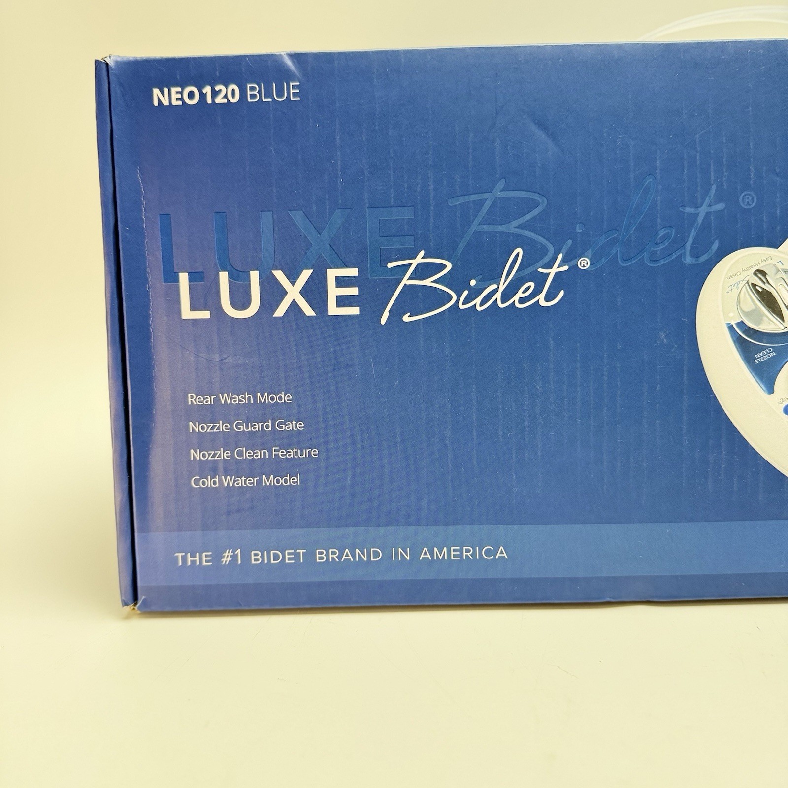 LUXE Bidet NEO 120 Blue Cold Water Bidet Attachment New Sealed