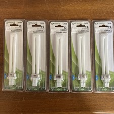 Feit Electric 13 W PL 6.96 in. L CFL Bulb Soft White 2700 K 1 pk Lot Of 5