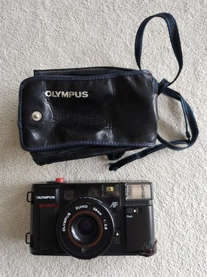 Olympus AFL Quick Flash mit Zuiko 38mm 1:2.8, analoge Kompaktkamera