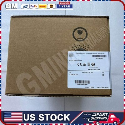 NEW AB Factory Sealed 1746-A10 SLC-500 PLC Chassis/Rack10 Slots Module 1746A10