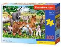 Puzzle 100 ElementóW. ZwierzęTa Na Farmie Castorland