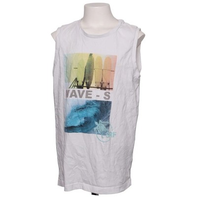 Surf Waves & Me, Tank­top, Größe: 152, Weiß/Mehrfarbig, Baumwolle, Print #rCh