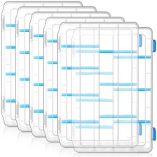 6 Pack Bead Organizer Plastic Parts Organizer Box 3600 Tackle Box Craft Storage