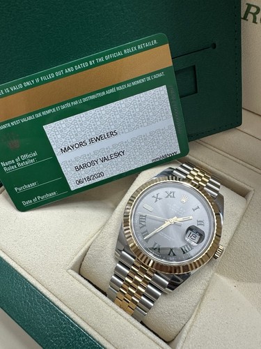 Rolex Datejust 41, Wimbledon Dial Fluted Bezel Jubilee Band 126333. NO RESERVE! - Bild 19 von 24
