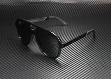 GUCCI GG0688S 001 Aviator Black Ruthenium Black Grey 59 mm Men's Sunglasses