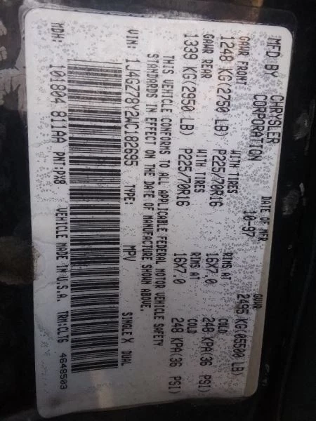 Motor De Arranque 8 Cilindros Se Adapta 93-98 Grand Cherokee 22443918 Foto 3 de 4