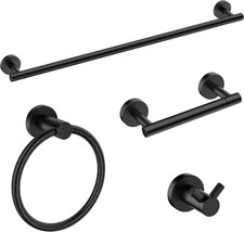 Bathroom Hardware Accessories Set, SUS304 Stainless Steel Towel Bar Set, Modern