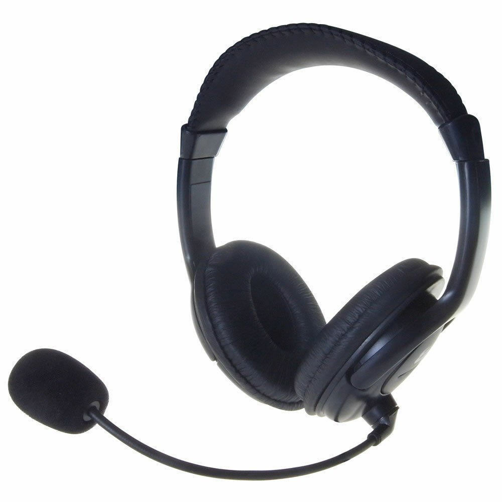 Computer Gear Stereo Padded Headphones and Flexible Microphone [003951]