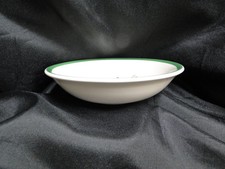 Spode Christmas Tree, Green Trim, England: Coupe Cereal Bowl s , 6 1/4"
