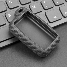 Silicone Carbon Fiber Car Smart Key Case Cover Fits Toyota Rav4camrycorolla Silicone Carbon Fiber Car Smart Key Case Cover Fits Toyota Rav4camrycorolla