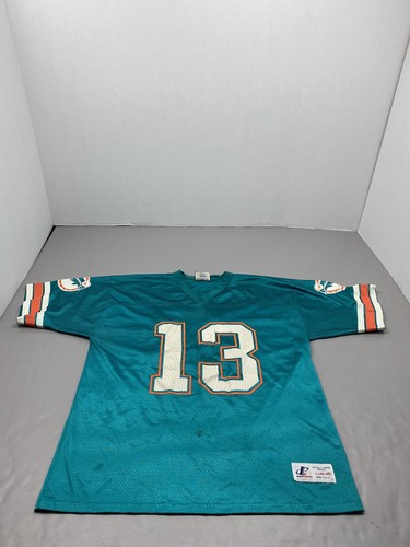 Vintage Miami Dolphins Jersey Mens Large NFL Football Marino Logo Athl