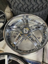 22x9-10 Asanti Af162 Chrome 5x115 5x4.5 5x112 5x120 4 Wheels Only Bmw Audi Mbz
