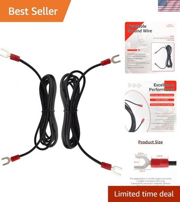 Parts Shop Phonograph Turntable Ground Wire for Magnetic Cartridge Turntables...
