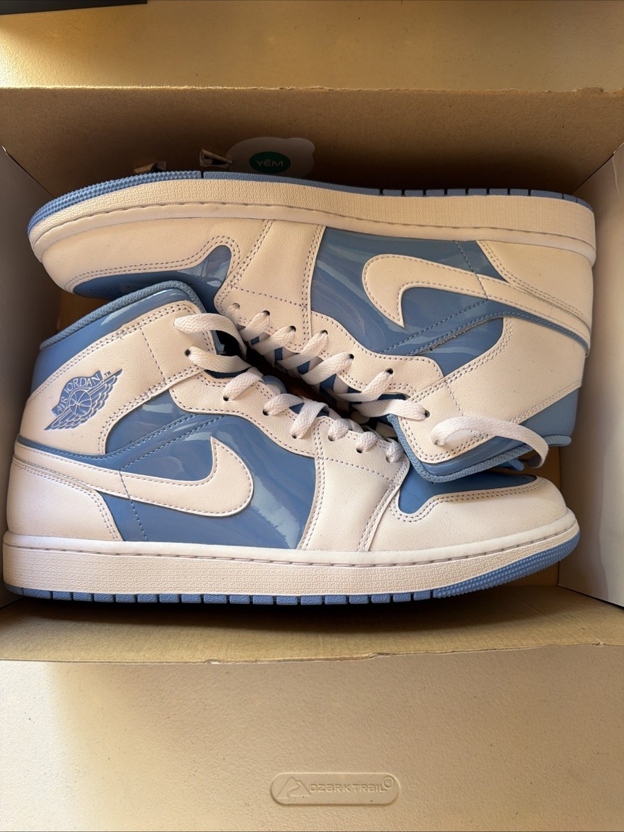 Nike Air Jordan 1 Mid SE White Legend Blue Size 12 Men display picture 1