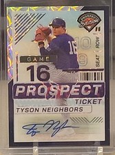 2024 Panini Prospect Edition - Tyson Neighbors #65 Purple Scope Prizm Signatures