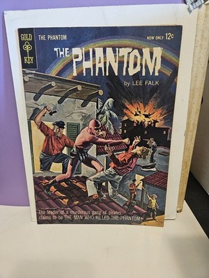 The Phantom #8 Gold Key, 1964 Lee Falk Silver Age Super Hero Comic Strip F+