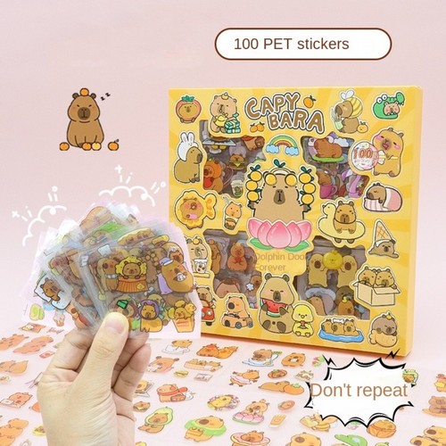 100PCS Stationery Children Sticker DIY Water Cup Decal Birthday Gift
