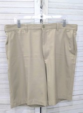 Khaki-colored Golf Shorts Flat-front Styling Waist 36 PGA Tour Pro Series Men's