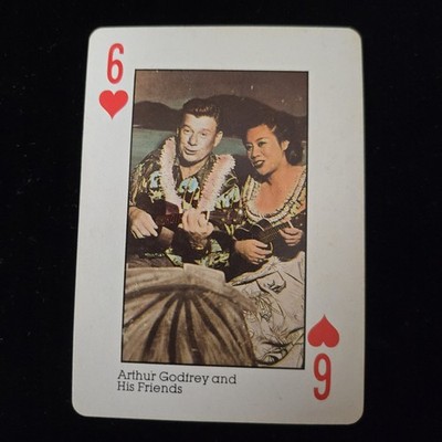 Arthur Godfrey and Fiends 1979 CBS TV Television Network Playing Card