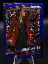 2025 Panini Prizm WNBA #134 - Cheryl Miller (Blue Velocity) Phoenix Mercury