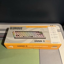 Glorious GMMK 3 Pro Barebones 65 Mechanical Gaming Keyboard - Silver New