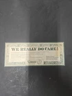 Star Wars 1977 We Really Do Care Certificate Original Kenner In Fantastic...