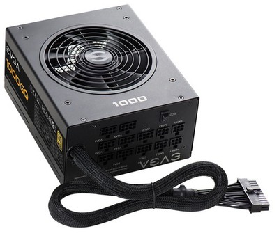 POWER SUPPLY ATX EVGA 1000 GQ 1000W 80+ GOLD (U)