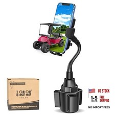 Golf Cart Phone Holder, Universal Cup Holder Phone Mount for All 4.0-6.8"