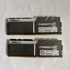 メモリー G.SKILL TRIDENT Z RGB 16gb DDR4 3000MHz G.Skill F4-3000C16D-16GTZR 16 GB (8 GB x 2) Trident Z R GB Series