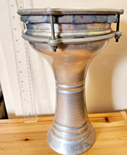 Yanki Turkish Darbuka Goblet Drum Aluminium Doumbek Hand Percussion rare sz11x6”