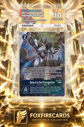 Return to the Primogenitor BT17-097 Finalist ACE 10 Perfect Subs Digimon TCG