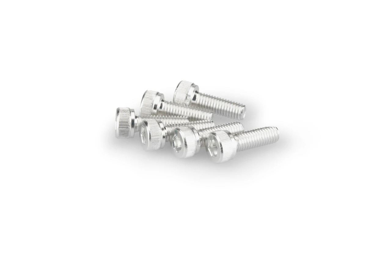 Puig Silver M5 15 mm Allen Screws x 6