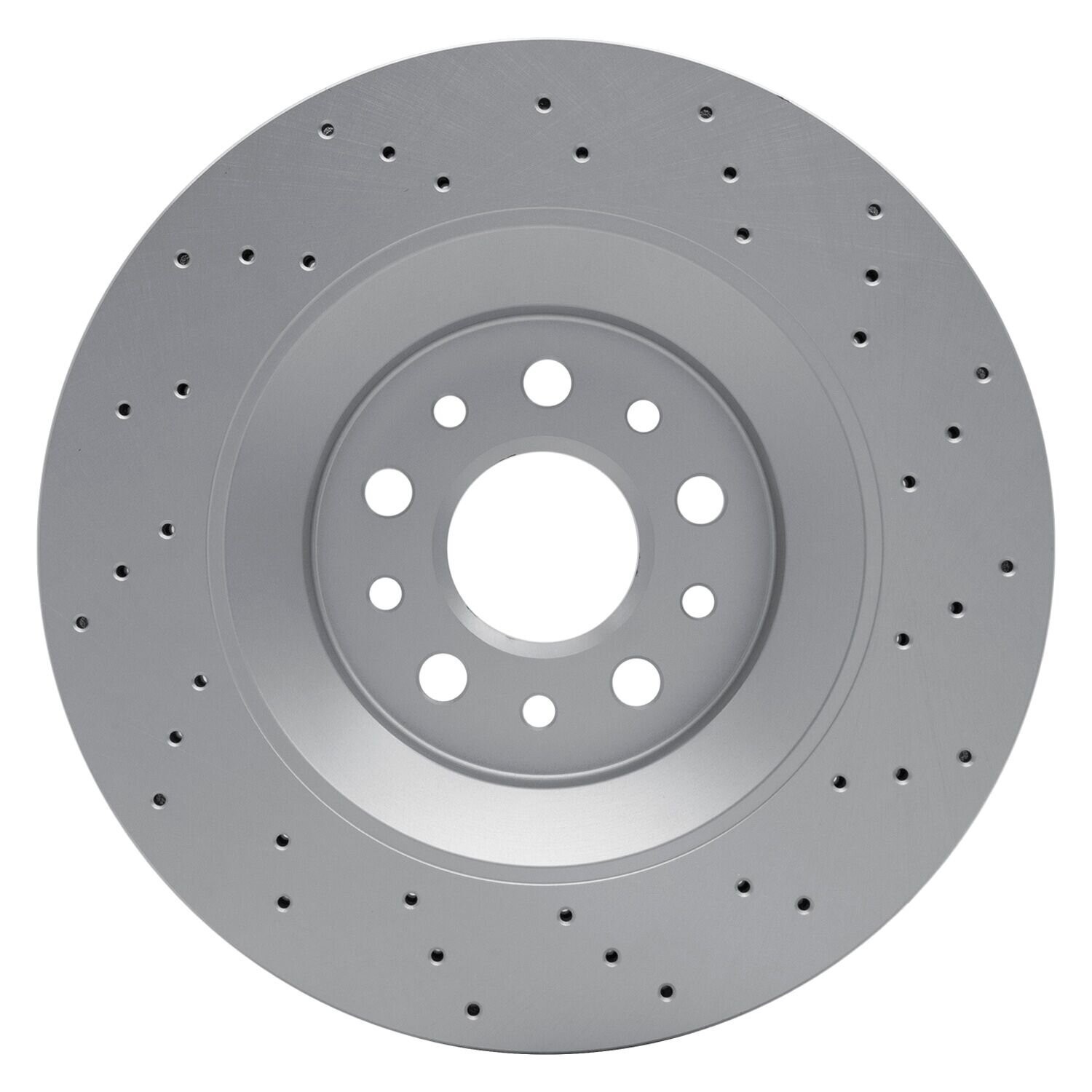 For Maserati Levante 17-22 R1 Concepts GeoSpec Drilled 1-Piece Rear Brake Rotor