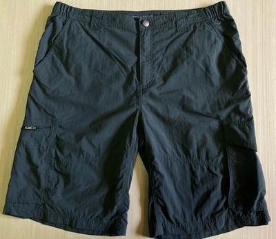 Columbia Omni-Shade Nylon Cargo Shorts Gray Men Size 38 Camping Hiking Nice!