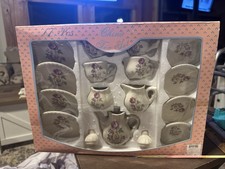 Summco Ranger Floral 17-Piece Miniature China Tea Set