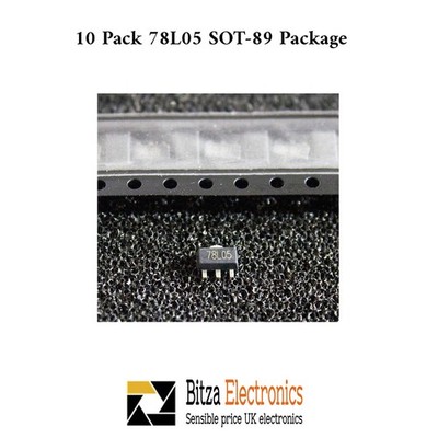 10x SMD 78L05 100mA Linear 5V Regler SOT-89 Band