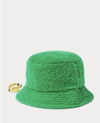 Polo Jeans Co. Ralph Lauren Green Fleece Bucket Hat collector lo head Green Polo Ralph Lauren Bucket Hat – Wax Poetics main image 4