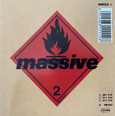 CD - Massive (attack)   blue lines - 24p booklet - 1991 - WBRCD 1 - Rarität !!!