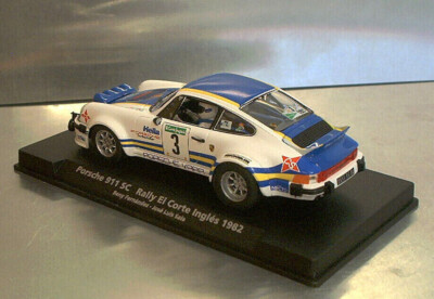 Fly Car Model Porsche 911 SC Rally Team El Corte Inglés 1982