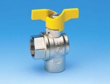 CATERING RESTAURANT-FITTINGS&VALVES BALL VALVE RIGHT ANGLE 3/4″ FF TEE HANDLE