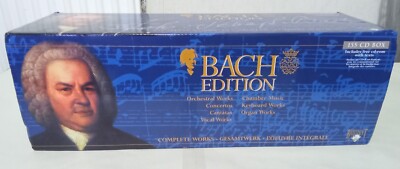 Johann Sebastian Bach Edition Complete Works 155 Cd Box Set