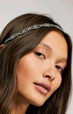 NEW! Free People Black/Gold Crystal Headpiece from Kristin Perry ~gift ~prom