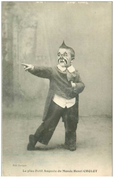 CIRQUE.n°19695.LE PETIT AUGUSTE DU MONDE HENRI CHOLOT