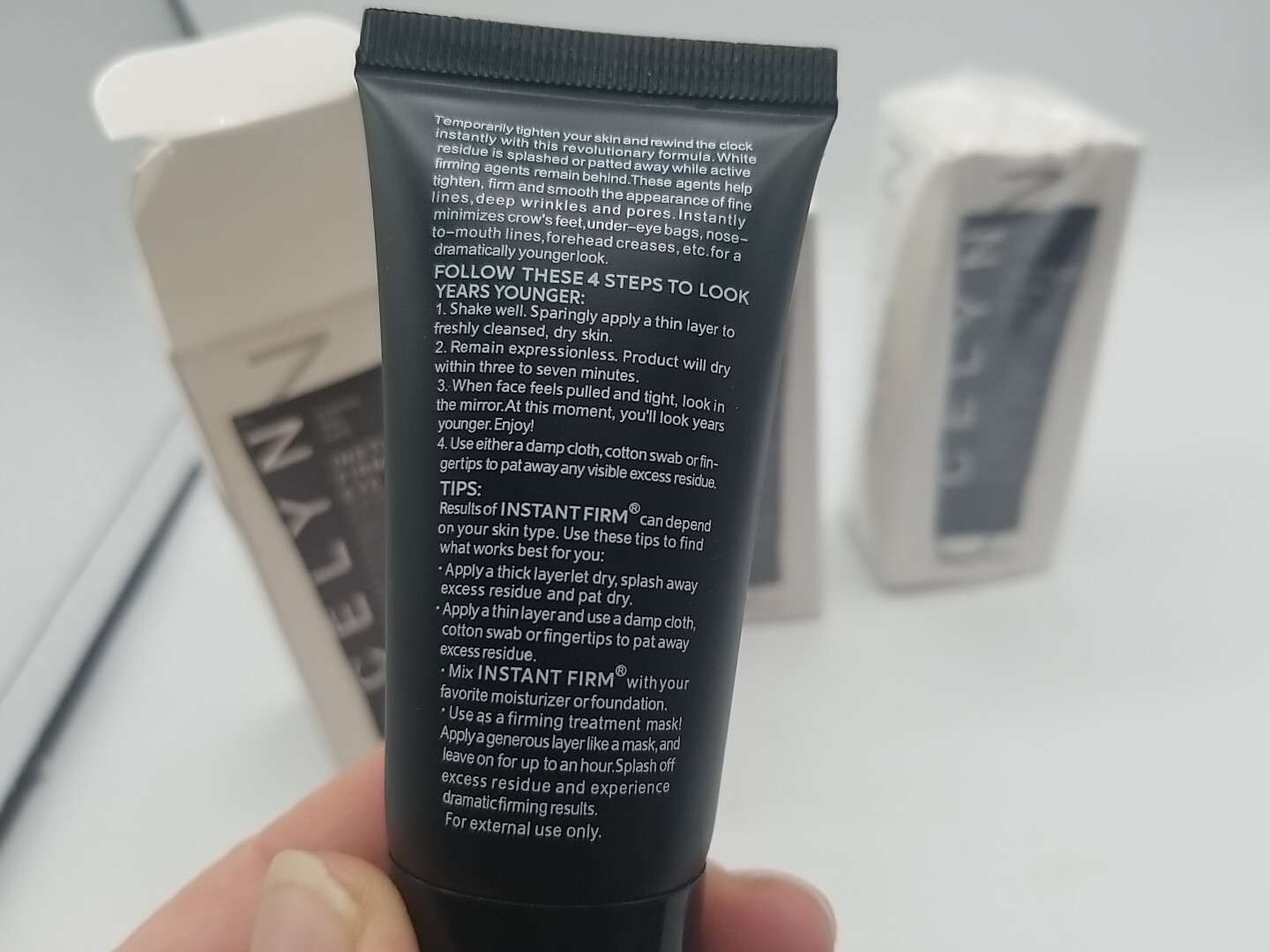  Celyn Instant Firm Eye Temporary Tightener Cream 1oz   Exp 3/26 + NEW 