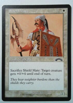 Shield Mate *Common* Magic MtG x1 Exodus SP