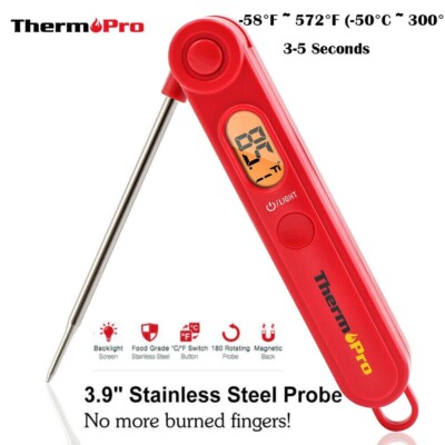 ThermoPro TP03B Instant Read BBQ Meat Food Thermometer Digital LCD Free Ship!